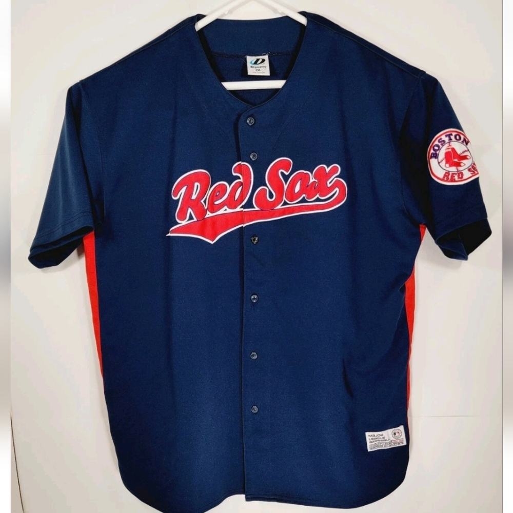Vintage Dynasty Series Boston Red Sox Sixe 2XL XXL Jersey Blue